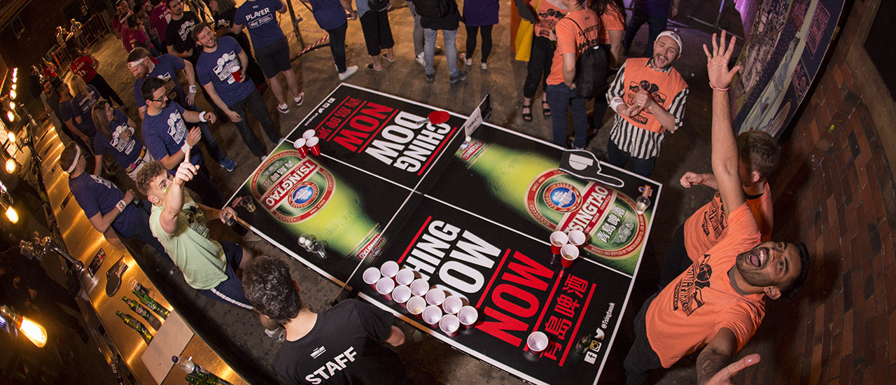 Beer Pong Celebration